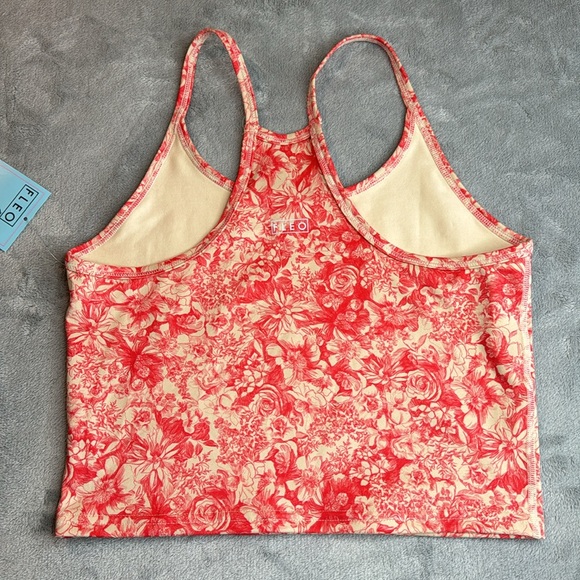 NWT Floe Flower Sketch Switch Up Crop Tank Top  Size Medium - Picture 4 of 8